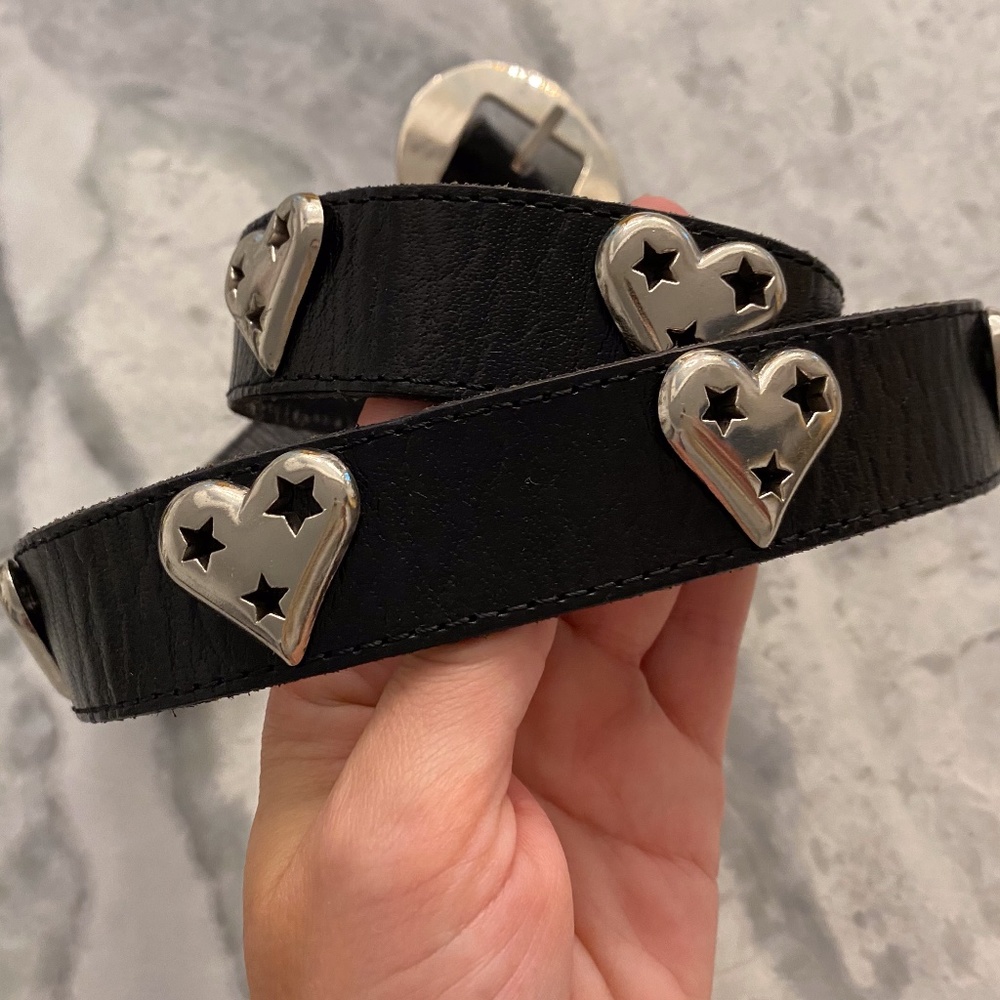 Betsey Johnson Belt Black B634 SMALL